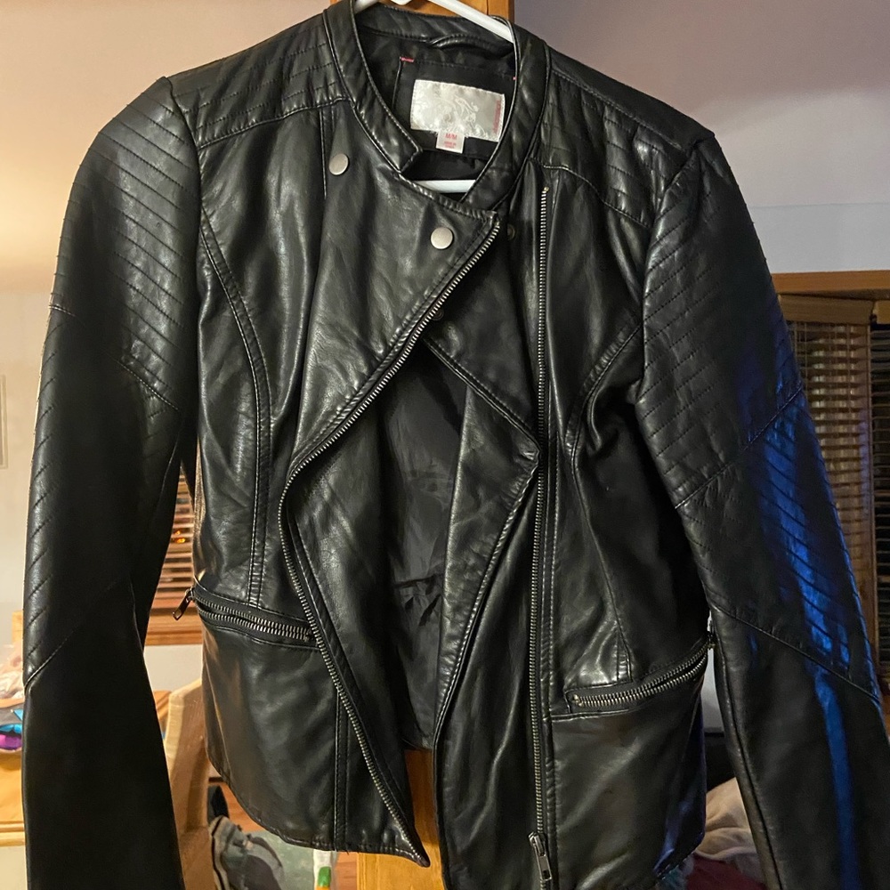 Leather jacket size medium